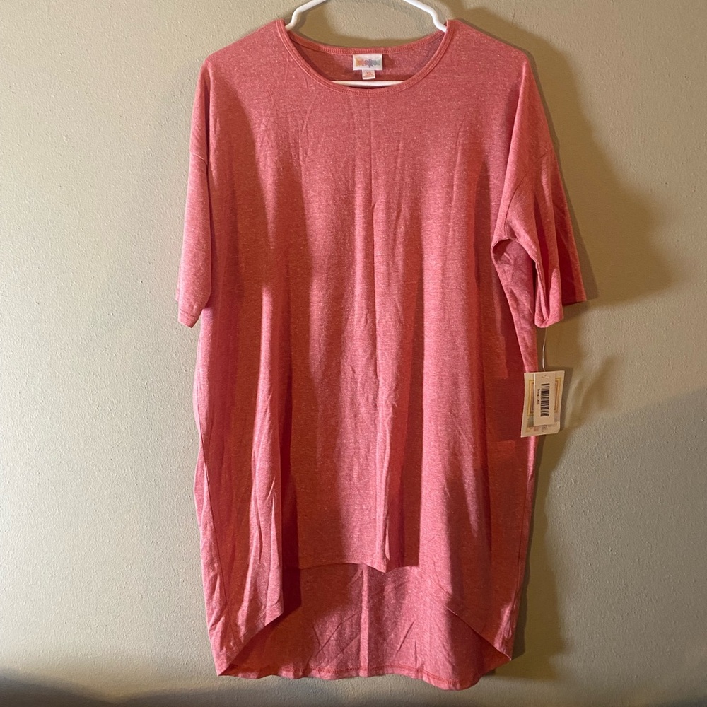 NWT Pink Heathered LuLaRoe Irma Sz XS